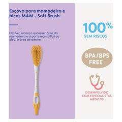 ESCOVA PARA MAMADEIRA MAM - SOFT BRUSH