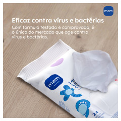 LIMPA CHUPETAS MAM - LENCO UMEDECIDO