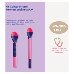 COLHERES TERMOSSENSIVEIS MAM - ROSA