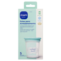POTES COM TAMPA MAM STORAGE SOLUTION