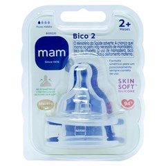 BICO 2 MAM FLUXO MEDIO - EMBALAGEM DUPLA
