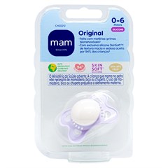 CHUPETA MAM ORIGINAL 0-6 MESES - EMBALAGEM UNITARIA ROSA