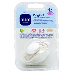 CHUPETA MAM ORIGINAL 6+ MESES - EMBALAGEM UNITARIA NEUTRA