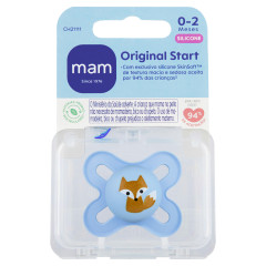 CHUPETA MAM START 0-2 MESES - EMBALAGEM UNITARIA AZUL