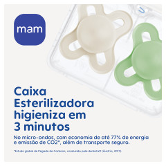 CHUPETA MAM START 0-2 MESES - EMBALAGEM UNITARIA ROSA