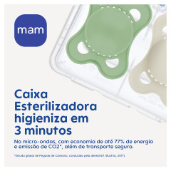 CHUPETA MAM ORIGINAL 0-6 MESES - EMBALAGEM UNITARIA ROSA