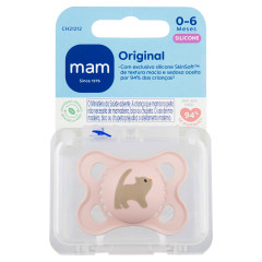 CHUPETA MAM ORIGINAL 0-6 MESES - EMBALAGEM UNITARIA ROSA