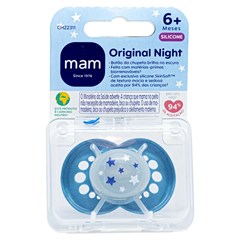 CHUPETA MAM NIGHT 6+ MESES - EMBALAGEM UNITARIA AZUL