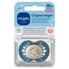 CHUPETA MAM ORIGINAL NIGHT 16+ MESES - EMBALAGEM UNITARIA AZUL