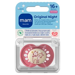 CHUPETA MAM ORIGINAL NIGHT 16+ MESES - EMBALAGEM UNITARIA ROSA