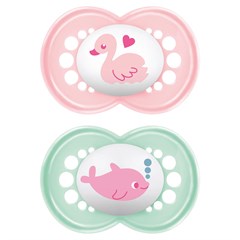 CHUPETA MAM ORIGINAL 6+ MESES - EMBALAGEM DUPLA ROSA