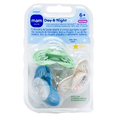 CHUPETA MAM ORIGINAL 6+ MESES - EMBALAGEM BLISTER TRIPLA AZUL