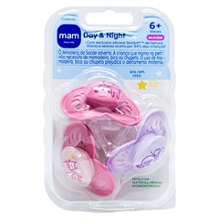 CHUPETA MAM ORIGINAL 6+ MESES - EMBALAGEM BLISTER TRIPLA ROSA