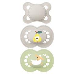 CHUPETA MAM ORIGINAL TRIO - EMBALAGEM BLISTER TRIPLA NEUTRA