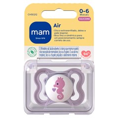 CHUPETA MAM AIR 0-6 MESES - EMBALAGEM UNITARIA ROSA