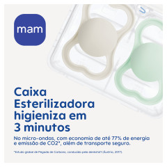 CHUPETA MAM AIR 6+ MESES - EMBALAGEM DUPLA NEUTRA