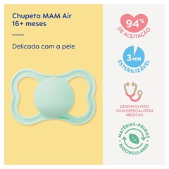 CHUPETA MAM AIR 16+ AZUL