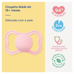 CHUPETA MAM AIR 16+ ROSA