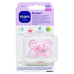 CHUPETA MAM PERFECT 0-6 MESES - EMBALAGEM UNITARIA ROSA