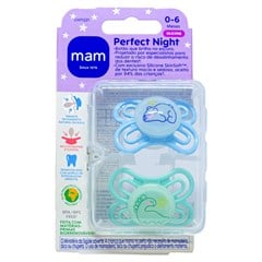 CHUPETA MAM PERFECT NIGHT 0-6 MESES - EMBALAGEM DUPLA AZUL
