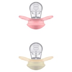 CHUPETA MAM PERFECT NIGHT 0-6 MESES - EMBALAGEM DUPLA ROSA