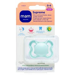 CHUPETA MAM SUPREME 0-6 MESES - EMBALAGEM UNITARIA AZUL