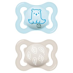 CHUPETA MAM SUPREME 0-6 MESES - EMBALAGEM DUPLA AZUL