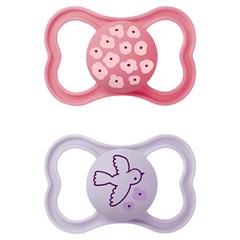 CHUPETA MAM SUPREME 6+ MESES - EMBALAGEM DUPLA ROSA
