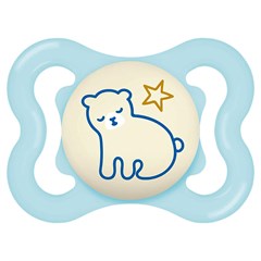 CHUPETA MAM SUPREME NIGHT 0-6 MESES - EMB UNIT AZUL