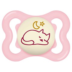 CHUPETA MAM SUPREME NIGHT 0-6 MESES - EMB UNIT ROSA