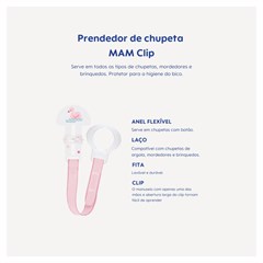 PRENDEDOR MAM CLIP - ROSA