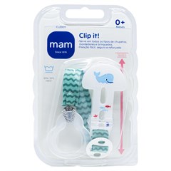 PRENDEDOR MAM CLIP IT! - AZUL