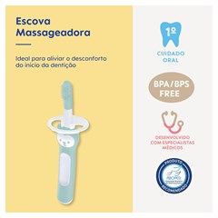 MASSAGEADOR MAM MASSAGING BRUSH - AZUL