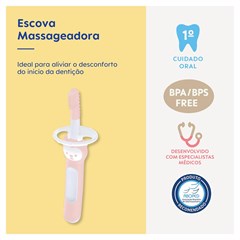 MASSAGEADOR MAM MASSAGING BRUSH - ROSA
