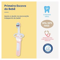 ESCOVA MAM BABYS BRUSH - ROSA