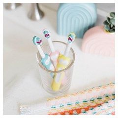 ESCOVA MAM BABYS BRUSH - EMBALAGEM DUPLA - AZUL