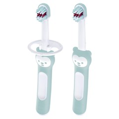 ESCOVA MAM BABYS BRUSH - EMBALAGEM DUPLA - AZUL