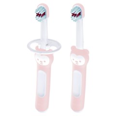 ESCOVA MAM BABYS BRUSH - EMBALAGEM DUPLA - ROSA