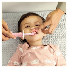 ESCOVA MAM LEARN TO BRUSH - EMBALAGEM DUPLA ROSA