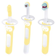 ESCOVA MAM BRUSHES TRIO - EMBALAGEM BLISTER TRIPLA NEUTRA