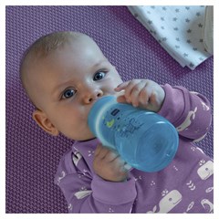 COPO MAM TRAINER NIGHT 220ML - AZUL