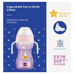 COPO MAM FUN TO DRINK NIGHT 270ML - ROSA