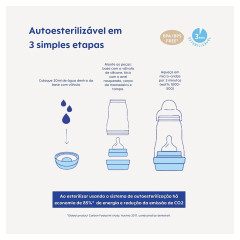 MAMADEIRA MAM EASY START 130ML - EMBALAGEM UNITARIA  AZUL