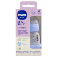 MAMADEIRA MAM EASY START 130ML - EMBALAGEM UNITARIA  AZUL