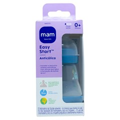 MAMADEIRA MAM EASY START 160ML - EMBALAGEM UNITARIA AZUL