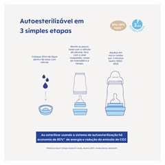 MAMADEIRA MAM EASY START 160ML - EMBALAGEM UNITARIA AZUL