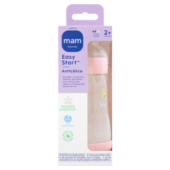 MAMADEIRA MAM EASY START 260ML - EMBALAGEM UNITARIA ROSA