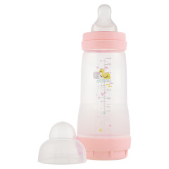 MAMADEIRA MAM EASY START 320ML - EMBALAGEM UNITARIA ROSA