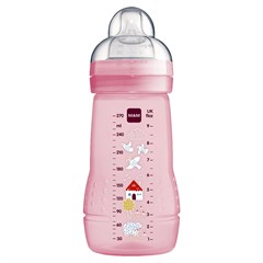 MAMADEIRA MAM EASY ACTIVE 270ML - EMBALAGEM UNITARIA ROSA