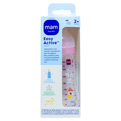 MAMADEIRA MAM EASY ACTIVE 270ML - EMBALAGEM UNITARIA ROSA